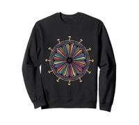 Mycologie Mushroom Gill Mandala, Art butineur Sweatshirt