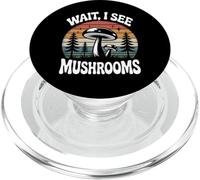 Mycologue de Recherche de Champignons Attendez, Je Vois des Champignons PopSockets PopGrip pour MagSafe