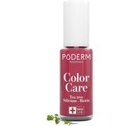 Mycose Ongles Vernis Couleur Tea Tree - Prévention & Traitement Des Ongles Jaunes/Abîmés Par Mycose - Soigne & Colore - Formule Unique - Marque Suisse (Rouge Rose)