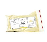MyCosmetik - Argile jaune - Certifiée Ecocert COSMOS NATURAL - 100% d'origine naturelle - Qualité cosmétique - Effet bonne mine | Fabriqué en France - 100 g