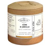 MyCosmetik - Cire d'abeille - Actif cosmétique protecteur et émollient - Épaississant pour phases huileuses 100% d'origine naturelle - Fabriqué en France - 50 g - en pot végétal