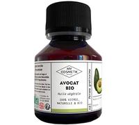 MyCosmetik - Huile végétale d'Avocat - BIO AB Issue de l'agriculture Biologique - 100% pure et naturelle - Fabriqué en France - Cicatrise et protège la peau - 100 ml