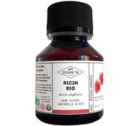 MyCosmetik - Huile végétale de Ricin - Cosmos Organic - 100% pure et naturelle - Fabriqué en France - Renforce les cheveux - 500 ml