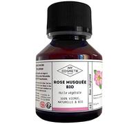 MyCosmetik - Huile végétale de Rose Musquée - Cosmétique Biologique - 100% pure et naturelle - Fabriqué en France - Réparatrice et cicatrisante - 50 ml