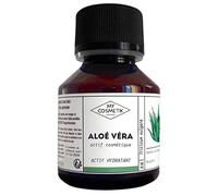 MyCosmetik - Jus d'Aloé Véra Cosmos Organic - 100% Pur et Naturel - Pur jus d'aloe vera BIO et conservateurs naturels - Actif cosmétique hydratant et protecteur - 500 ml