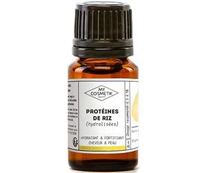 MyCosmetik - Protéines de Riz hydrolisées - Actif cosmétique hydratant, adoucissant et fortifiant pour cheveux et peau - 100% d'origine végétale - 30 ml