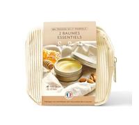 MyCosmetik - Trousse DIY : Baume à lèvres - Coffret DIY en velours côtelé - Ingrédients naturels et bio - Accessoires et recette inclus