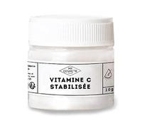 MyCosmetik - Vitamine C stabilisée - 10g - Actif cosmétique anti-âge et antioxydant - 100% Pure et Naturelle - 10 g - en pot cristal
