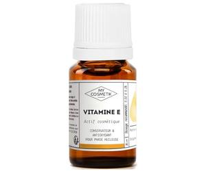 MyCosmetik - Vitamine E - Tocophérol - Actif cosmétique - Conservateur et antioxydant - 100% Pure d'origine végétale - 5 ml