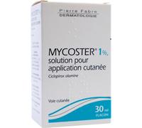 Mycoster 1% Ciclopirox Olamine Solution Application Cutanée 30ml