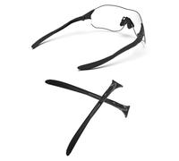 MYCOURAG Branches de rechange compatibles avec les lunettes de soleil Oakley EV-Zero Series - Noir