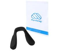 MYCOURAG Plaquettes de nez de rechange compatibles avec les lunettes de soleil Oakley Meta-Vanguard OW8001 - Pièces de nez antidérapantes en silicone souple - Coupe européenne - Noir