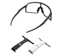 MYCOURAG Wicket métallique de rechange pour lunettes de soleil Oakley Sutro OO9406/Sutro Asian Fit OO9406A/Sutro S OO9462 - Noir+Argent
