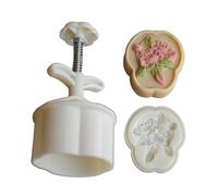 Mydaud Emporte-pièce pour gâteau de lune Tom Moon Cake Emporte-pièce pour biscuits, emporte-pièces, poisson, fleur, pêche, fleur, lune, gâteau, pâtisserie, nettoyage manuel facile