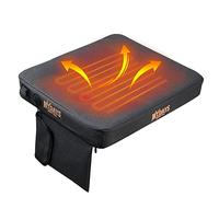MYDAYS Portable Heated Seat Cushion, Memory Foam Heating Seat Pad for Outdoor Stadium Bleacher Camping, Power Bank Not Included（Black）