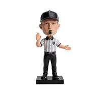 mydedor Figurine 3D personnalisée d'arbitre à partir de la photo, argile polymère faite à la main avec mini sifflet, figurine personnalisée pour décoration de bureau, anniversaire, retraite, fan de