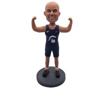 mydedor Figurine Bobblehead personnalisée faite à la main pour homme, basée sur votre photo pour anniversaire, remise de diplôme, fête des médecins, fête des pères, anniversaires de mariage