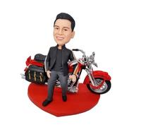mydedor Figurine Bobblehead personnalisée faite à la main pour homme, basée sur votre photo pour anniversaire, remise de diplôme, fête des médecins, fête des pères, anniversaires de mariage