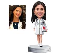 mydedor Photo - Cadeau personnalisé fait à la main pour femme, infirmière, diplômé en médecine, décoration de bureau, cadeau de Noël ou d'anniversaire