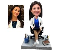 mydedor Photo - Cadeau personnalisé fait à la main pour femme, infirmière, diplômé en médecine, décoration de bureau, cadeau de Noël ou d'anniversaire