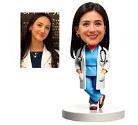 mydedor Photo - Cadeau personnalisé fait à la main pour femme, infirmière, diplômé en médecine, décoration de bureau, cadeau de Noël ou d'anniversaire