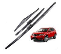 MYDH Balais d'essuie-Glaces Balais D'essuie-Glace De Pare-Brise pour Nissan X-Trail T32 Rogue Ensemble De Lunette Arrière 2013 2014 2015 2016 2017 2018 2019