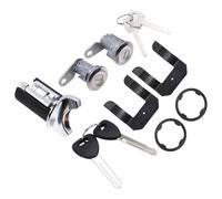 MYDMYGS Ensemble de cylindres de verrouillage d'allumage de voiture, baril de verrouillage de porte de voiture avec clés, adapté for Ford F150 F250 F350 Bronco 1980 - 1991