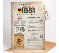 myDreamwork Carte d'anniversaire spéciale 75 ans, avec enveloppe, cadeau 75 ans, carte d'anniversaire amusante pour femme et homme, format A5