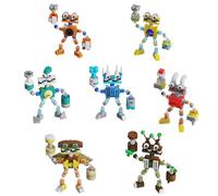 MYDZSWZX Mon Ensemble de Construction Monstre Chantant, Blocs Monstres Wubbox, modèle Jeu à Collectionner, for Les Fans, Hommes et Femmes, Cadeau d'anniversaire for Amis(689 Pcs)