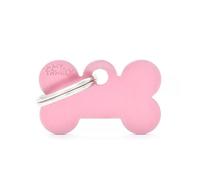 MYFAMILY-Médaille basic petit os en alu rose