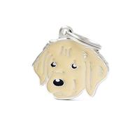 Médaille d'identification personnalisée pour chien Golden