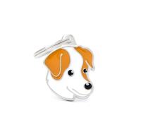 MYFAMILY-Médaille colors pour jack russel marron