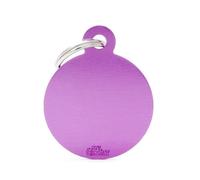 MYFAMILY-Médaille en aluminium violet MyFamily Basic grand cercle