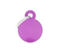MYFAMILY-Médaille en aluminium violet MyFamily Basic petit cercle