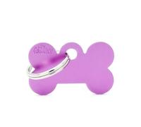 MYFAMILY-Médaille en aluminium violet MyFamily Basic petit os