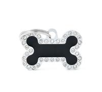 MYFAMILY-Médaille glam petit os noir