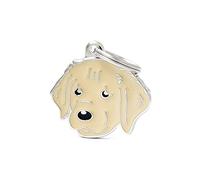 MYFAMILY Médaille Golden Retriever Plaque Chien Gravure Gratuite Coutume Chat
