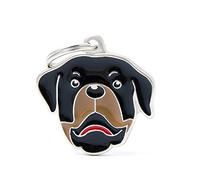 MYFAMILY Médaille Rottweiler Adulte Plaque Chien Gravure Gratuite Coutume Chat