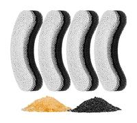 MyfatBOSS Lot de 4 filtres de fontaine à eau pour chat compatible avec fontaine à eau WF050 WF100, filtres de rechange pour fontaine à eau pour animaux domestiques