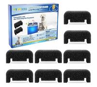 MyfatBOSS Lot de 8 filtres en mousse de rechange pour fontaine à eau pour chat de 2 l