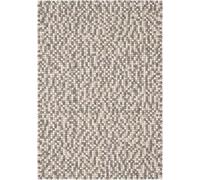 myfelt Hella Tapis Boule de Feutre rectangulaire - Blanc/Gris