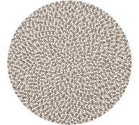 myfelt Hella Tapis Rond en Feutre Blanc/Gris
