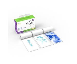 myFirst autocollants thermiques blanc encre bleue pour Camera Insta 2 & Insta Wi