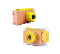 MyFirst Camera 2 Mini caméra étanche pour enfants HD 8 MP 1080p avec carte MicroSD 16 Go incluse et fente pour prise de vidéo et cadres prédéfinis (rose)