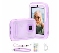 myFirst Caméra 50 AI pour enfants avec double objectif 20 MP, rose | Vidéo 1080p, lumière selfie, éditeur IA, partage sécurisé et journal vidéo, 16 Go de stockage, cadeau pour garçons et filles