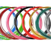 myFirst FP3304AC-IA01 Pack de filaments P lexible, inodore, sans retard vert, rouge, gris, orange, noir, jaune, lilas, bleu ciel, violet, blanc 1 set