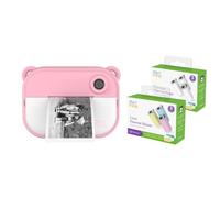 myFirst Insta Lot de 2 appareils photo à impression instantanée pour enfants, photo 12 MP vidéo 1080p, cadeau pour garçons et filles de 4 à 12 ans, carte microSD, impression thermique