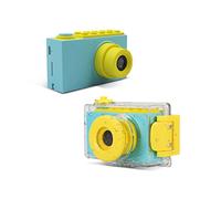 MyFirst Mini caméra pour Enfant 8 MP HD avec Carte MicroSD 16 Go Incluse et Prise en Charge de la Fente de Prise vidéo et des Images prédéfinies, Bleu