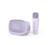 myFirst Voice 2 Microphone interactif Portable et Haut-Parleur sans Fil Bluetooth karaoké avec rehausseur d'écho, Effets vocaux Amusants pour garçons et Filles (Violet)
