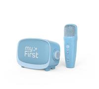 myFirst Voice 2 Karaoké Portable pour Enfants avec Microphone sans Fil et Haut-Parleur Bluetooth, Effets vocaux Amusants et éco, karaoké pour garçons et Filles (Bleu)